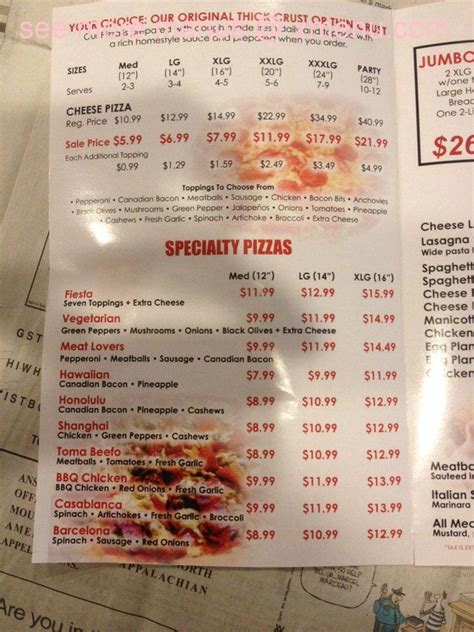 Online Menu of Antonio's Pizza Restaurant, Highland, California, 92346 - Zmenu