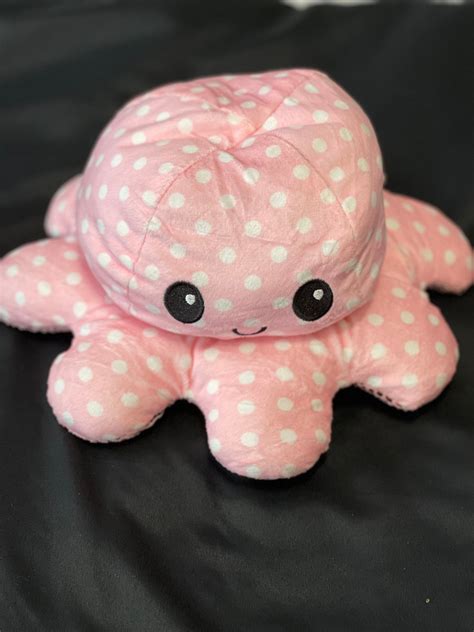 Giant Reversible Octopus Plushie Mood Toy | Etsy