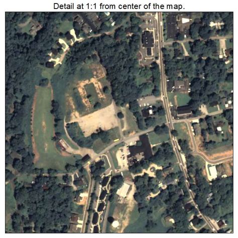 Aerial Photography Map of Clarkesville, GA Georgia