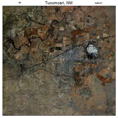 Aerial Photography Map of Tucumcari, NM New Mexico