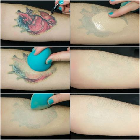 How to cover up tattoos with only two drugstore makeup products ...