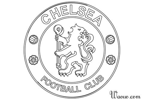 Chelsea Fc Page Coloring Pages