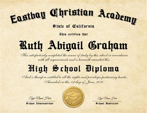 Editable High School Diploma Template Printable Homeschool - Etsy in ...