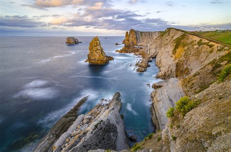 quebrada, Costa, De, Cantabria, Spain, Ocean, Sea Wallpapers HD / Desktop and Mobile Backgrounds