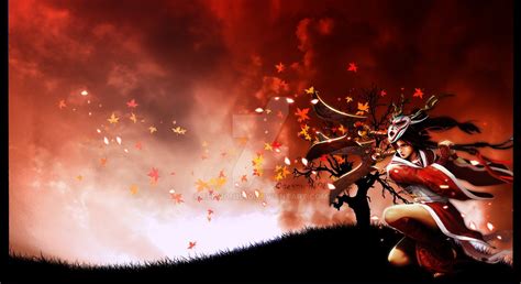 Blood Moon Akali Wallpaper posted by Michelle Cunningham