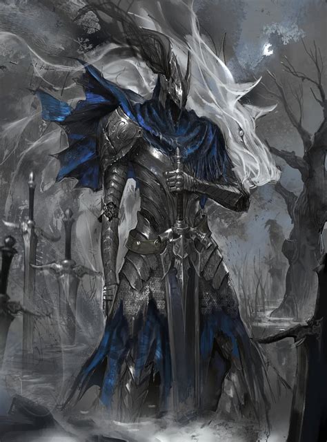 artorias the abysswalker and great grey wolf sif (dark souls and 1 more ...