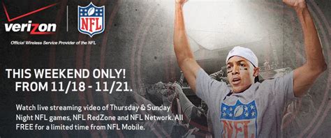 Watch NFL Network and RedZone for Free this Weekend on Verizon