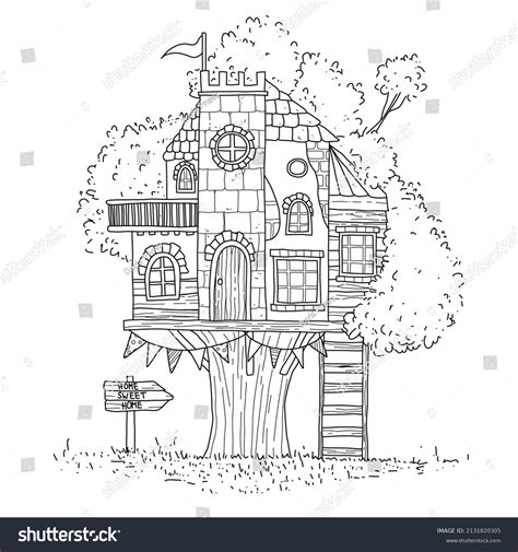 284 Treehouse Colorful Stock Vectors, Images & Vector Art | Shutterstock