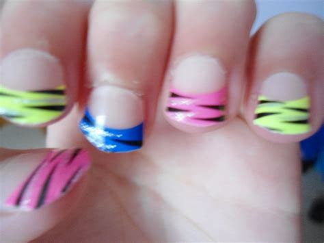 stick on nails; turned out pretty good! :) | Stick on nails, Nails, Pretty good