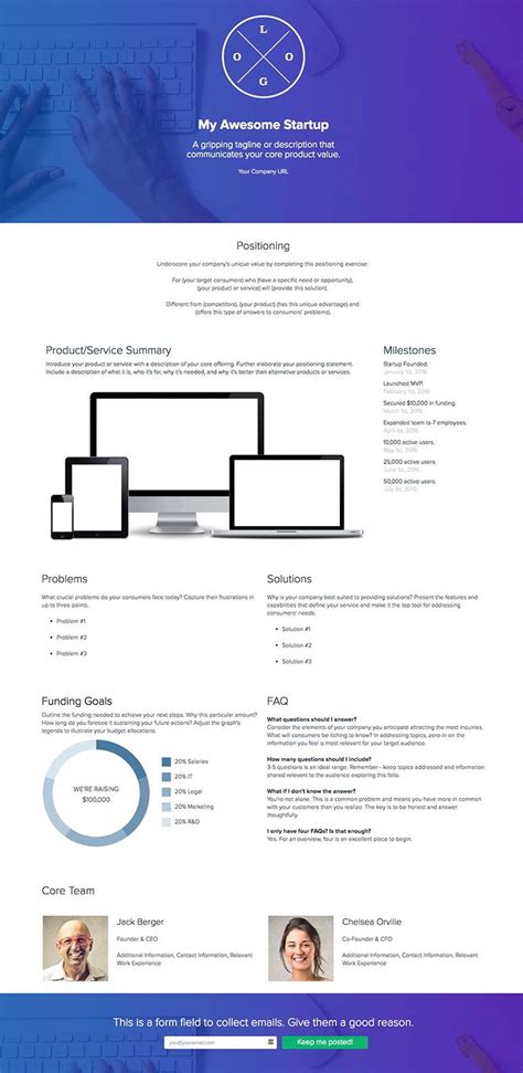 How To Create A One-Pager - Includes FREE Template and Examples