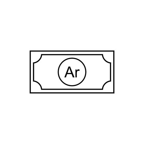 Madagascar Currency Symbol, Malagasy Ariary Icon, MGA Sign. Vector ...