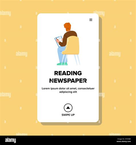 person reading newspaper vector Stock Vector Image & Art - Alamy