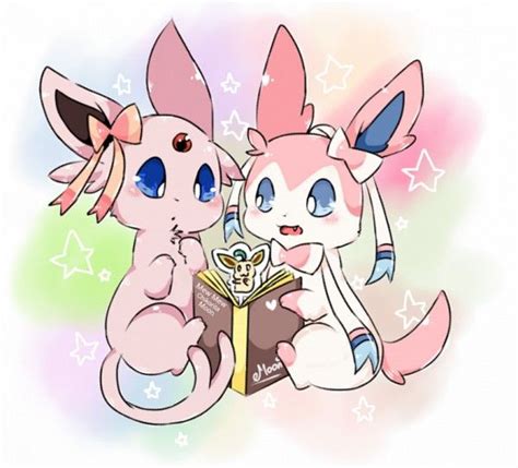 #Espeon #Leafeon #Pokemon #Nintendo #Eeveelution | Cute pokemon pictures, Pokemon, Cute pokemon