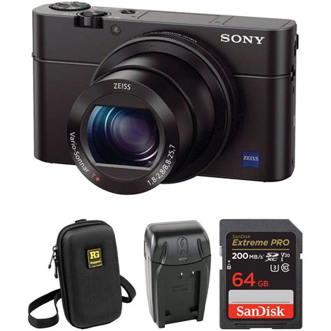 Sony Cyber-shot DSC-RX100 III Digital Camera with Accessories