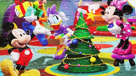 Jigsaw Mickey Mouse Clubhouse Puzzle Games For Kids Rompecabezas Kids Toys Minnie Daisy Goofy ...