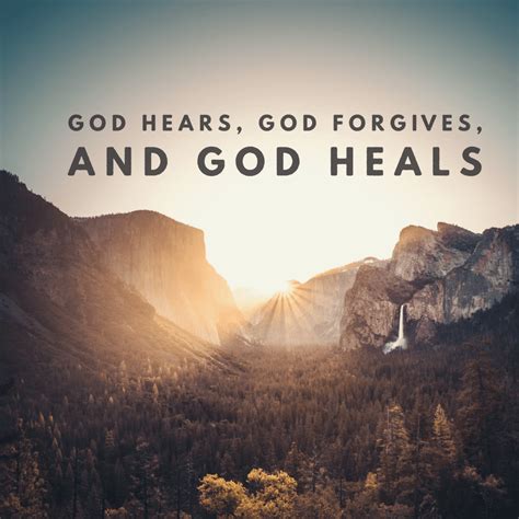 God Hears, God Forgives, and God Heals - corey trevathan