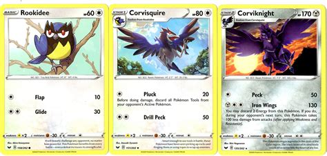 Buy Pokemon Sword & Shield Evolution Set - Corviknight Corvisquire ...