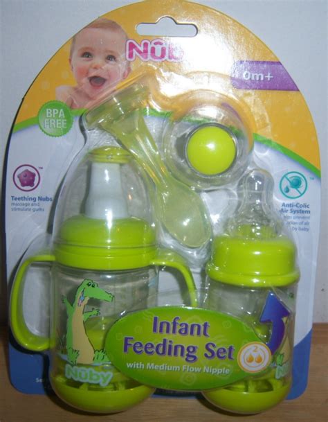 Nuby Infant Feeding Set, Bottle, Sippy Cup, Spoon, Lion, Elephant ...