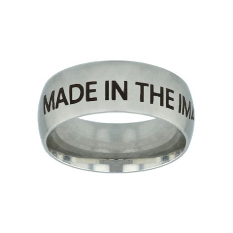 Made in the Image of God Silver Domed Ring