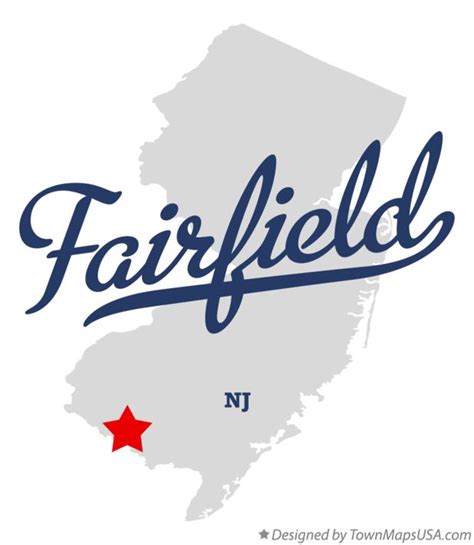 Map of Fairfield, Cumberland County, NJ, New Jersey