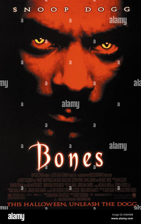 BONES, Snoop Dogg, poster art, 2001, ©New Line Cinema/courtesy Everett Collection Stock Photo ...