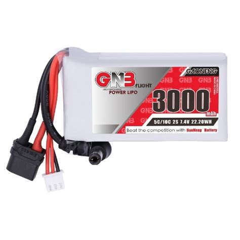 GNB 3000mAh 2S 5C LiPo Battery For Goggles | HobbyRC UK