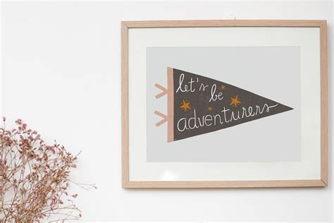 Printable Pennant to Frame Nursery Kids Printable Wall Art | Etsy