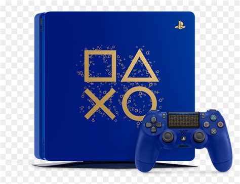 Blue/gold Playstation 4 Slim - Ps4 Days Of Play Edition, HD Png ...