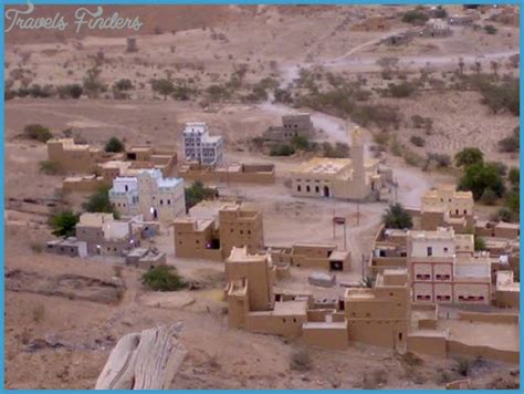 Yemen Map Tourist Attractions - TravelsFinders.Com