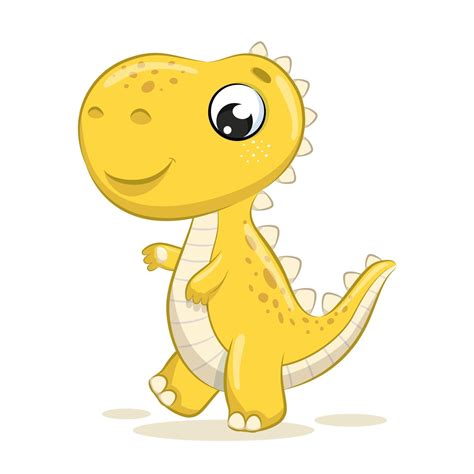 Cute baby dinosaur illustration. Vector cartoon illustration. 3242238 Vector Art at Vecteezy