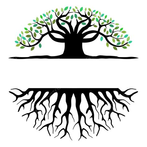 Circular Tree And Roots Logo, Tree Logo, Circular Tree, Roots PNG and Vector with Transparent ...