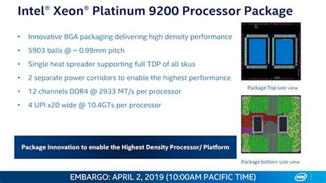 Hands on with the 56-core Xeon Platinum 9200 CPU: Intel’s Biggest CPU ...