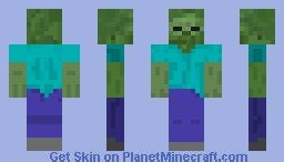 Default Zombie Skin Minecraft Skin