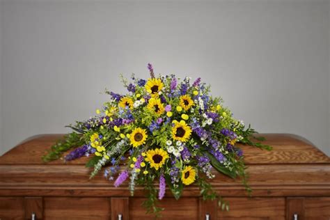 Sunflowers Casket Spray - Ramsgate Floral Designs