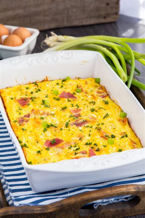 Cheesy Amish Breakfast Casserole - Gather for Bread