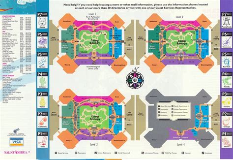 Map Of The Mall Of America