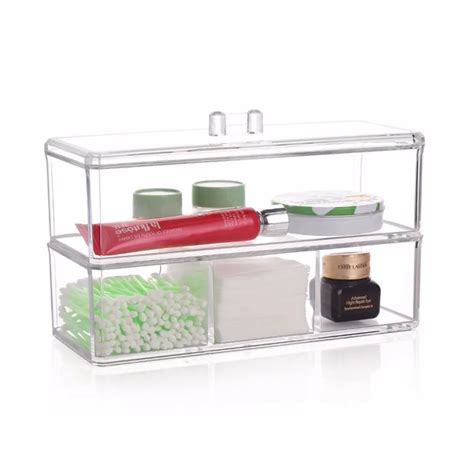 Large Clear Acrylic Cosmetic Storage Box Cosmetic Storage Containers ...