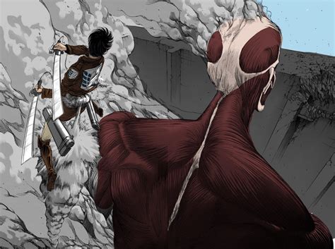 Attack on titan manga color by me : r/ShingekiNoKyojin