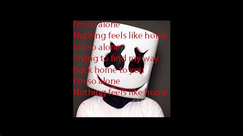 Lyrics "Marshmello: Alone" - YouTube