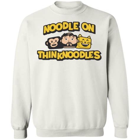 Thinknoodles Merch Noodle On Emoji Tee Shirt - Merchip8