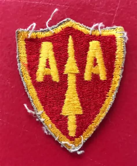 VINTAGE WORLD WAR II United States Army Anti-Aircraft Command Military Patch $10.00 - PicClick