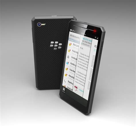 BlackBerry 10 Slider Concept Features Angular Keyboard