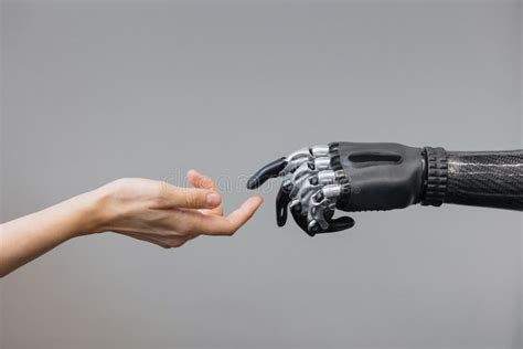 Robotic Prosthetics Flat Infographics Stock Image - Image of background ...