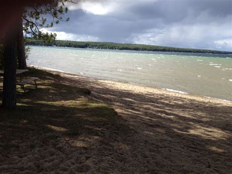 Higgins Lake from the campground. | Michigan road trip, Michigan ...