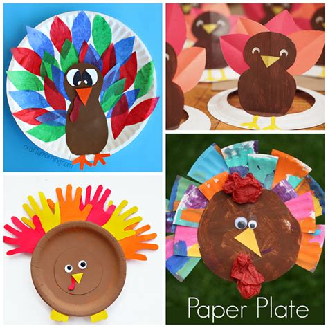 14+ Paper Plate Turkeys Craft - CaiyaCassady