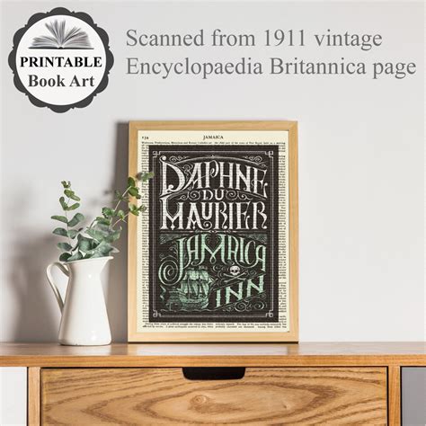 Printable 'jamaica Inn' Book Cover Art Prints Daphne - Etsy