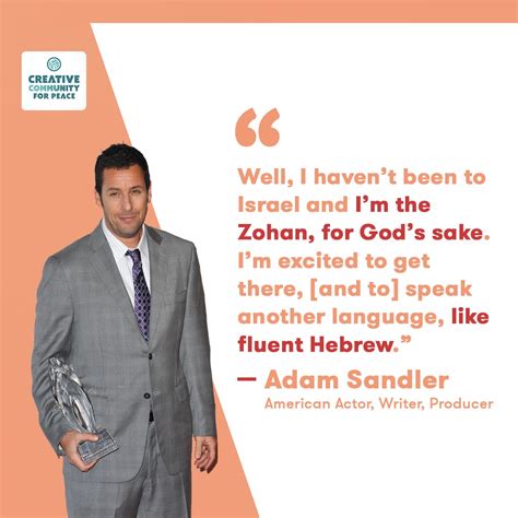 Adam Sandler - Creative Community for Peace