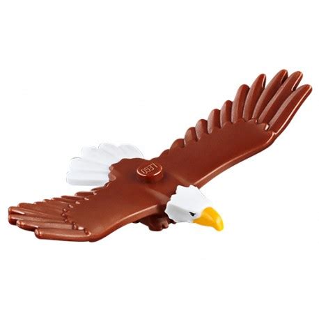 Lego Minifigure Accessories Animals Reddish Brown Eagle