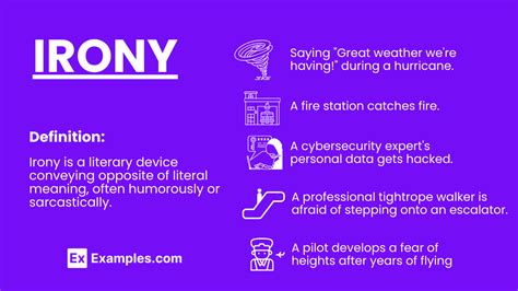 Irony - 100+ Sentence Examples, Types, How to Use, Tips