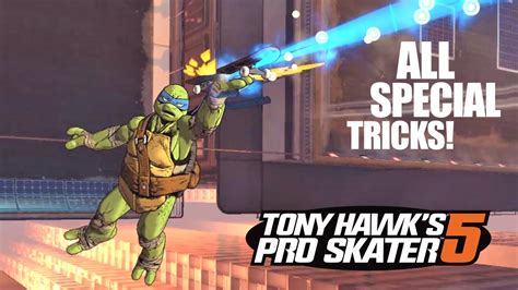 Tony Hawk’s Pro Skater 5: ALL SPECIAL TRICKS! - YouTube